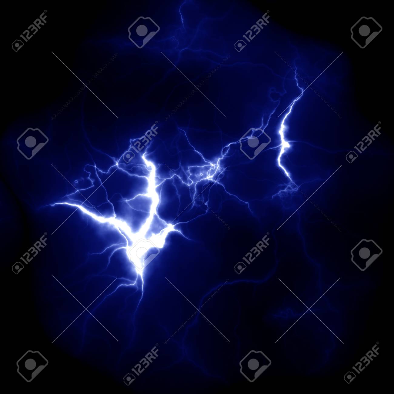 lightning template for design electric discharge in the sky