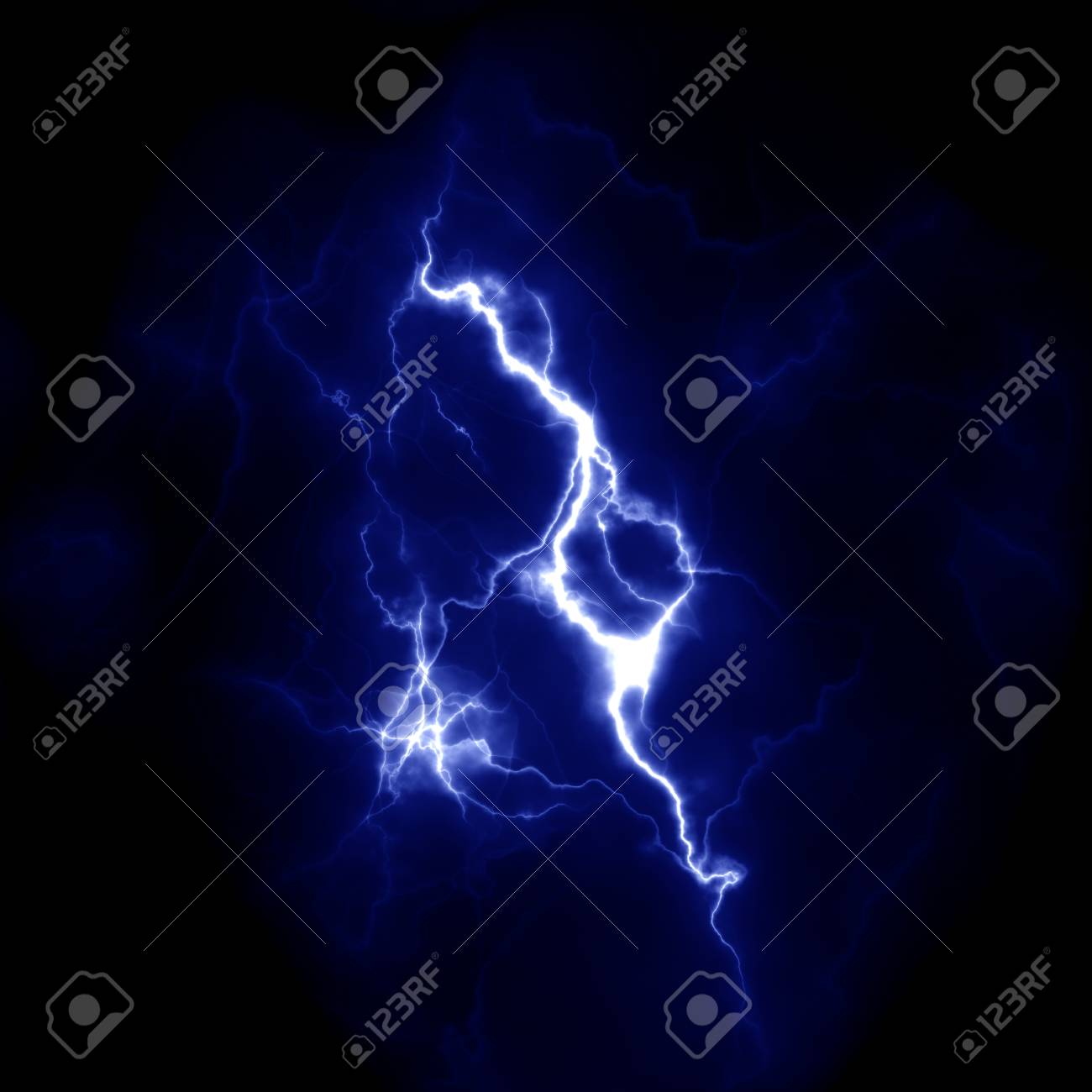 lightning template for design electric discharge in the sky
