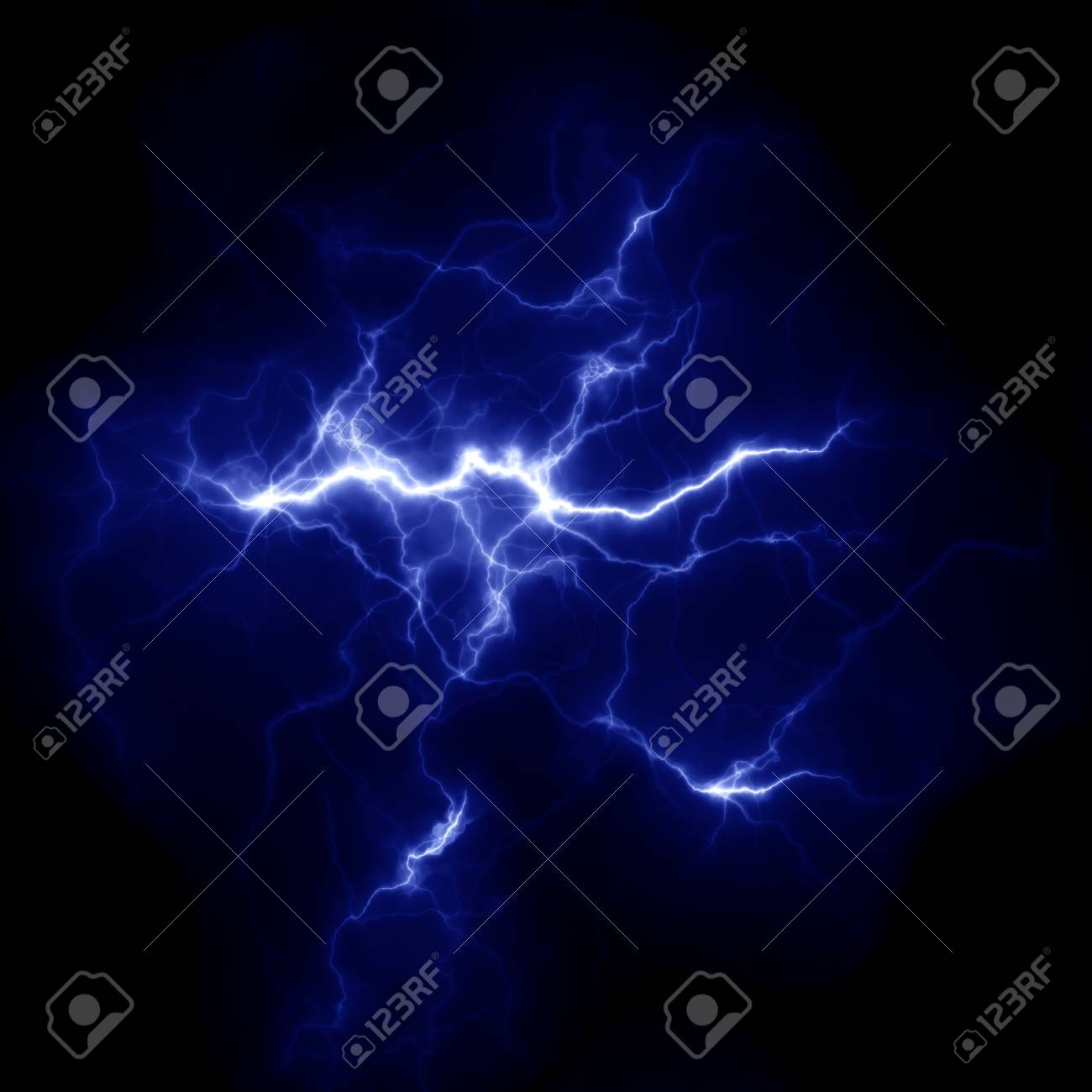 lightning template for design electric discharge in the sky