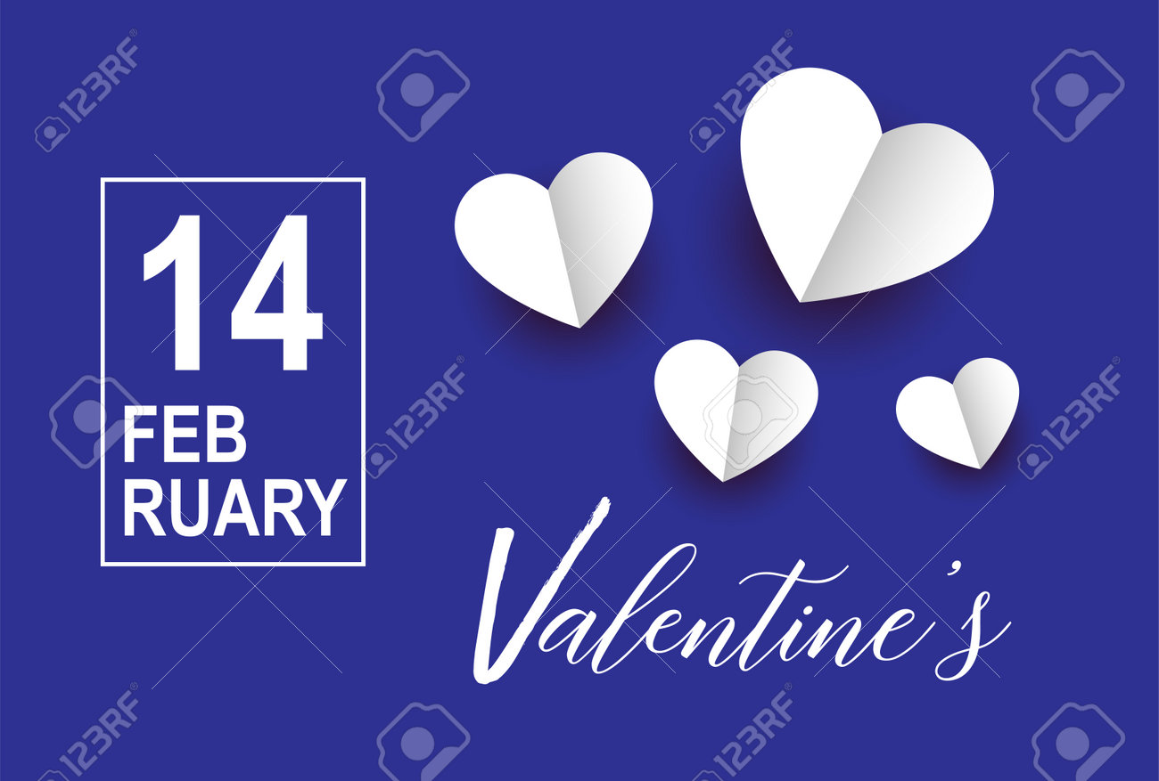 Valentines day vector with hearts background. 14 February - 162637713 Valentines day vector with hearts background. 14 February - 162637713