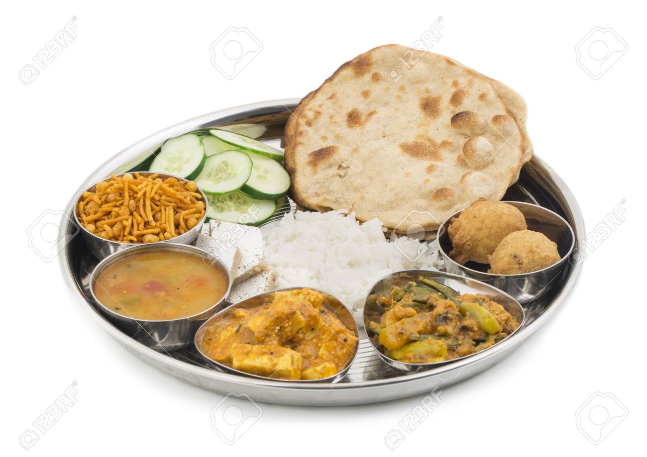 group of indian food