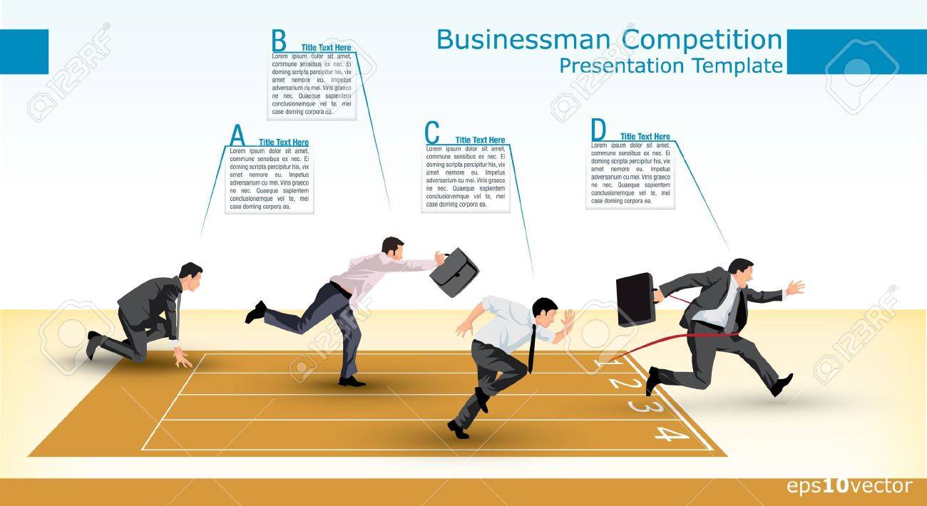 symbolic presentation template of a business competition royalty symbolic presentation template of a business competition royalty, Presentation templates