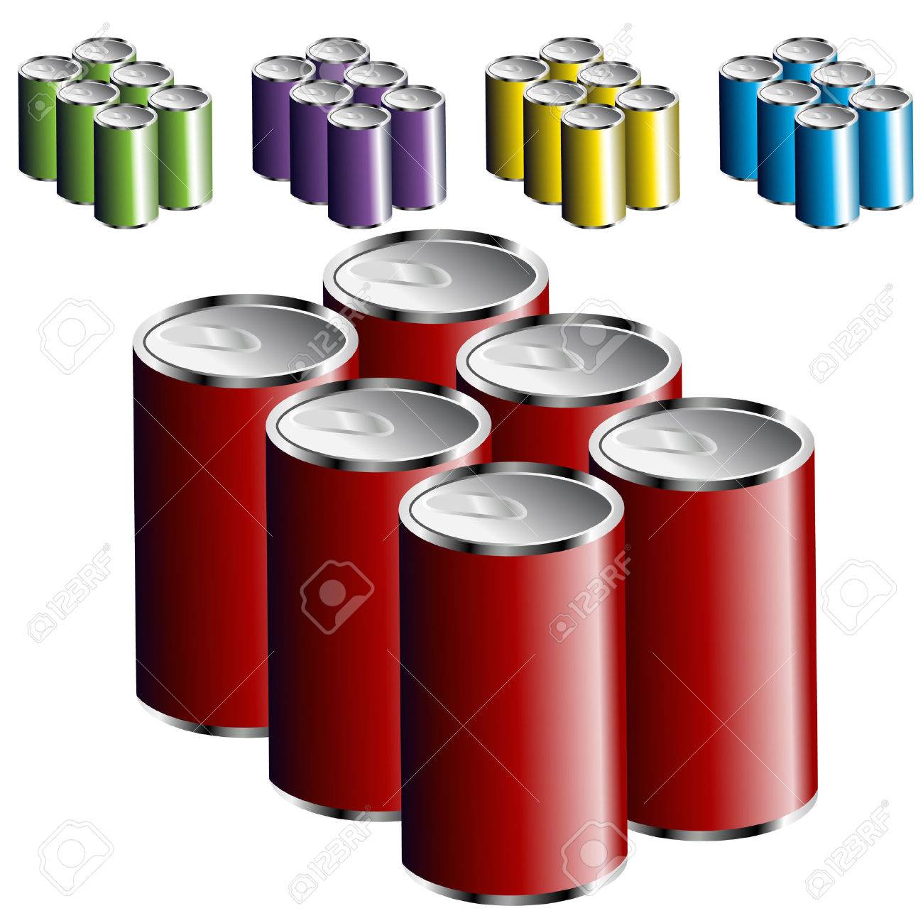 Download An Image Of A Six Pack Of Cans Royalty Free Cliparts Vectors And Stock Illustration Image 7945441 Yellowimages Mockups