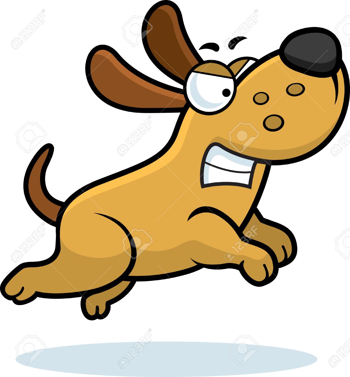 Ein Wutender Cartoon Hund Lauft Und Knurren Lizenzfrei Nutzbare Vektorgrafiken Clip Arts Illustrationen Image 41654999