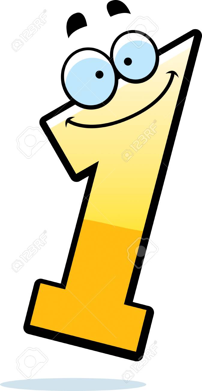 Una Ilustración De Dibujos Animados De Un Número Uno Sonriente Y Feliz. Ilustraciones Svg, Vectoriales, Clip Art Vectorizado Libre De Derechos. Image 42466292. Una Ilustración De Dibujos Animados De Un Número Uno Sonriente Y Feliz. Ilustraciones Svg, Vectoriales, Clip Art Vectorizado Libre De Derechos. Image 42466292.