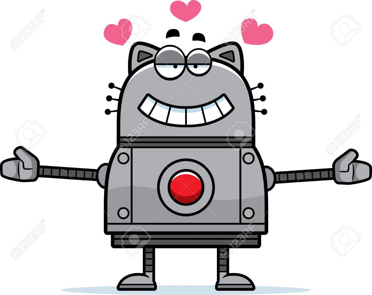 Une Illustration De Bande Dessinee D Un Chat Robot Pret A Donner Un Calin Clip Art Libres De Droits Vecteurs Et Illustration Image Une Illustration De Bande Dessinee D Un Chat Robot Pret A Donner Un Calin Clip Art Libres De Droits Vecteurs Et Illustration Image