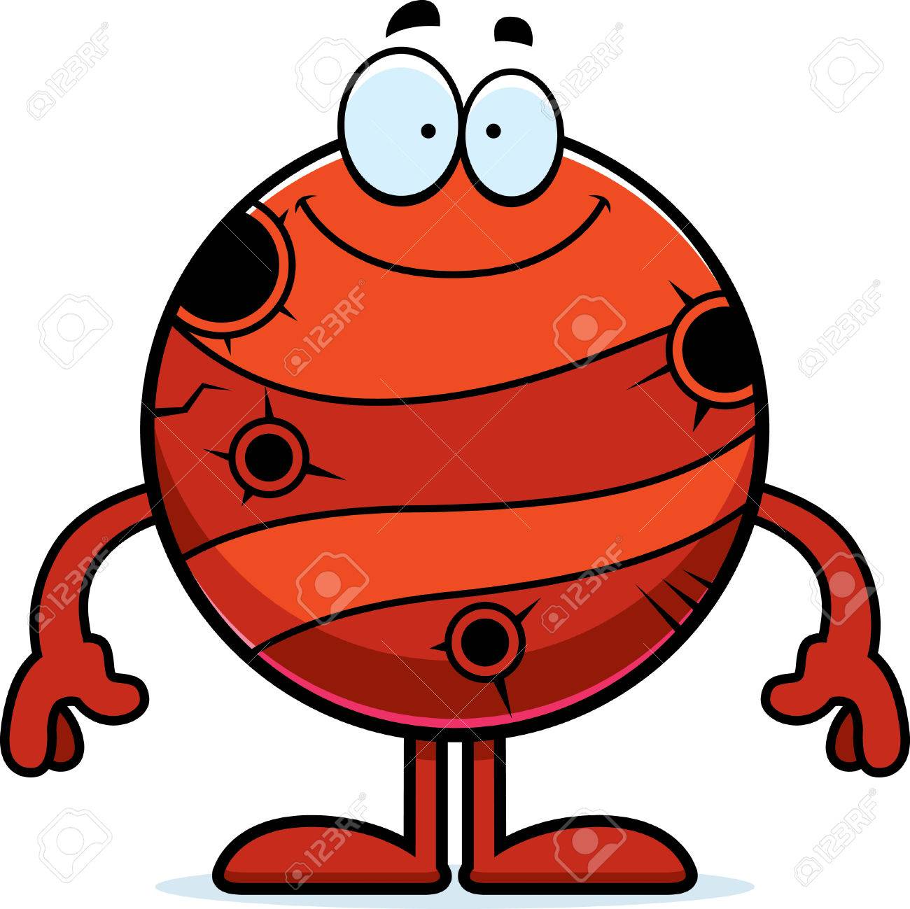 A Cartoon Illustration Of The Planet Mercury Looking Happy. Royalty Free  SVG, Cliparts, Vectors, and Stock Illustration. Image 42614191., image size:1300x1299