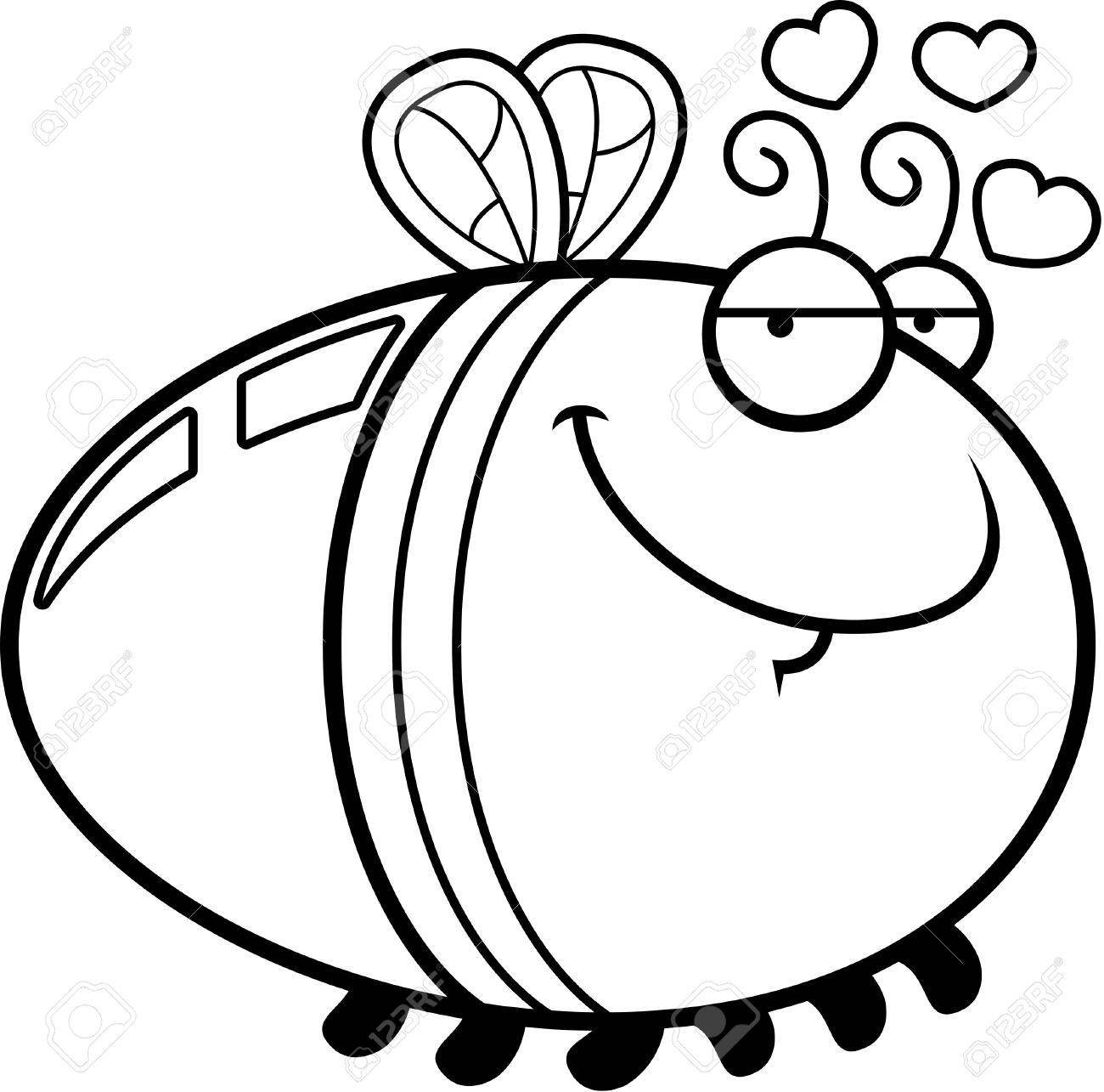 漫画イラストの愛でホタルの式 のイラスト素材 ベクタ Image