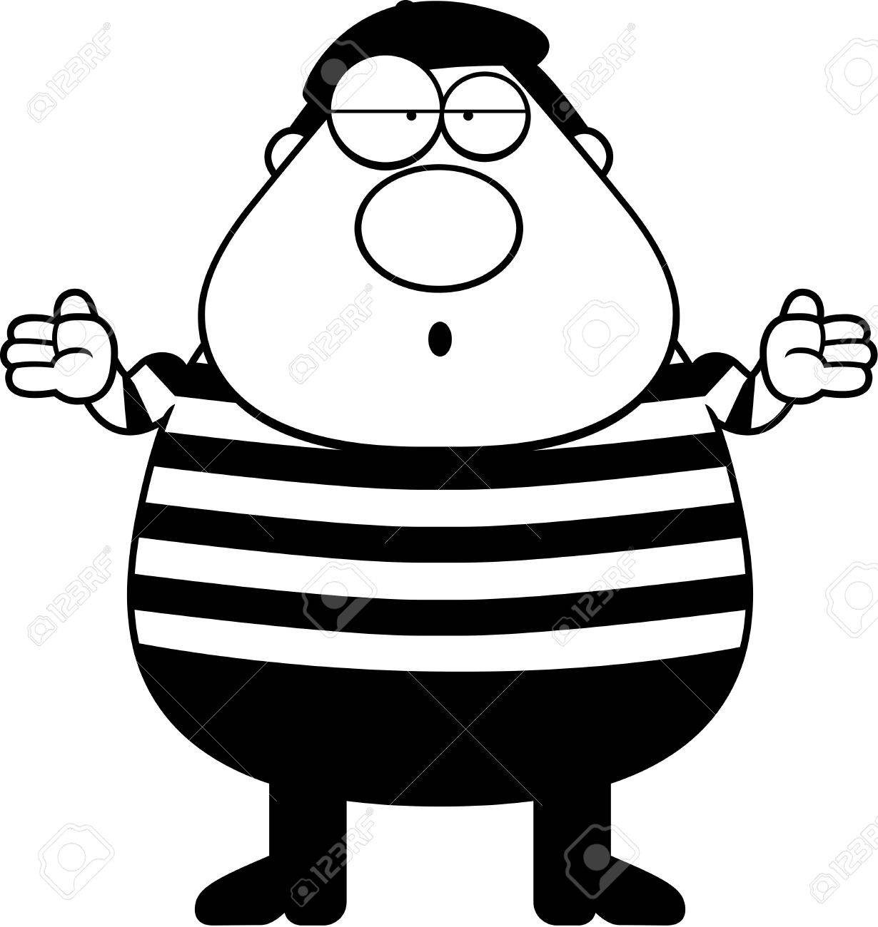 困惑した表情で フランス人の漫画イラスト のイラスト素材 ベクタ Image