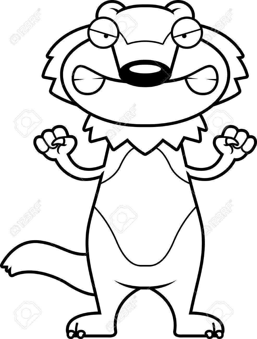 眉根を寄せたウルヴァリンの漫画イラスト のイラスト素材 ベクタ Image