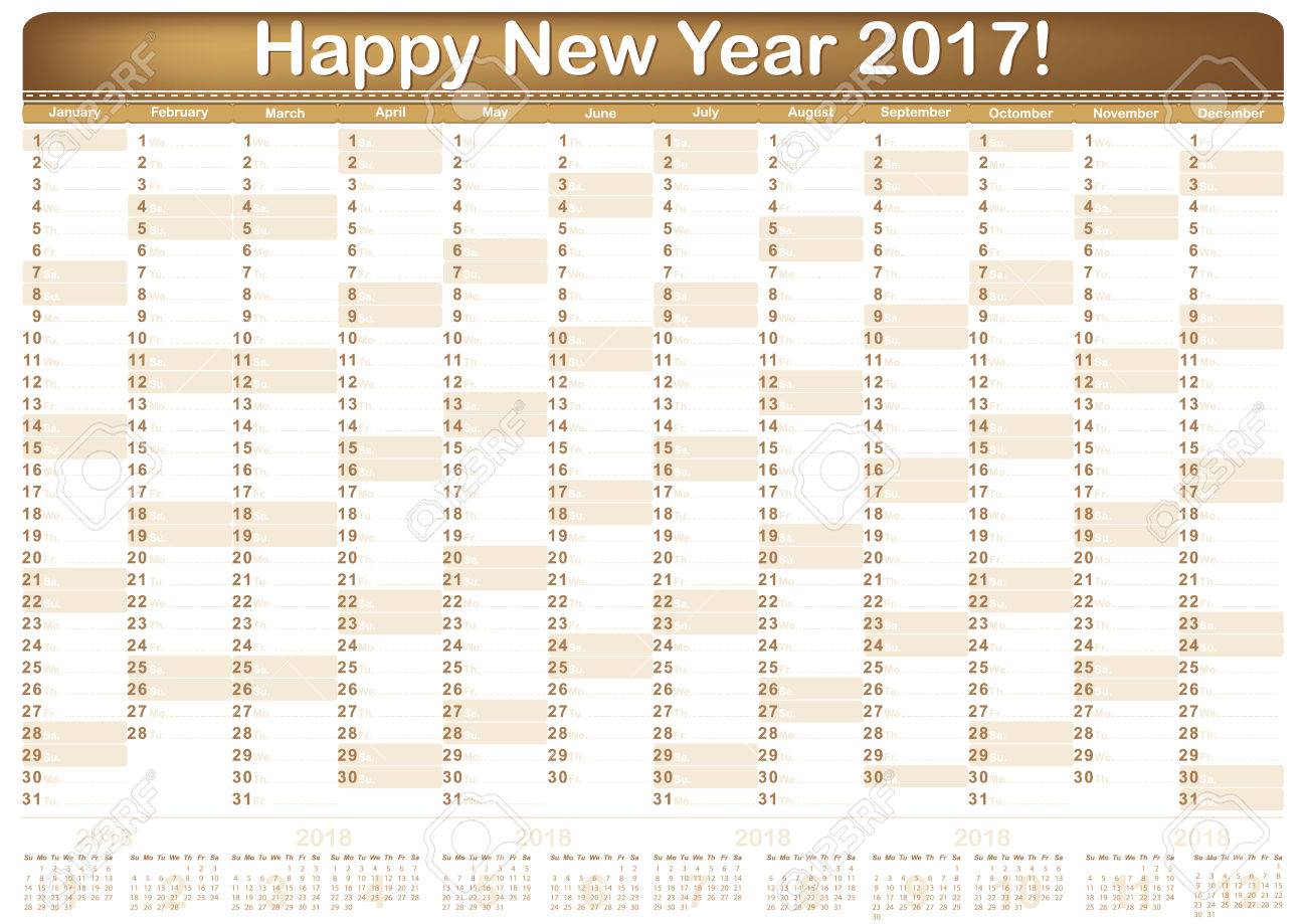カレンダー 17 英語印刷可能なオーガナイザー プランナー には 強調表示され 個人的なメモの月といくつかの領域の日の日付が含まれています 画像には 18 年のカレンダーが含まれています Cmyk カラー のイラスト素材 ベクタ Image