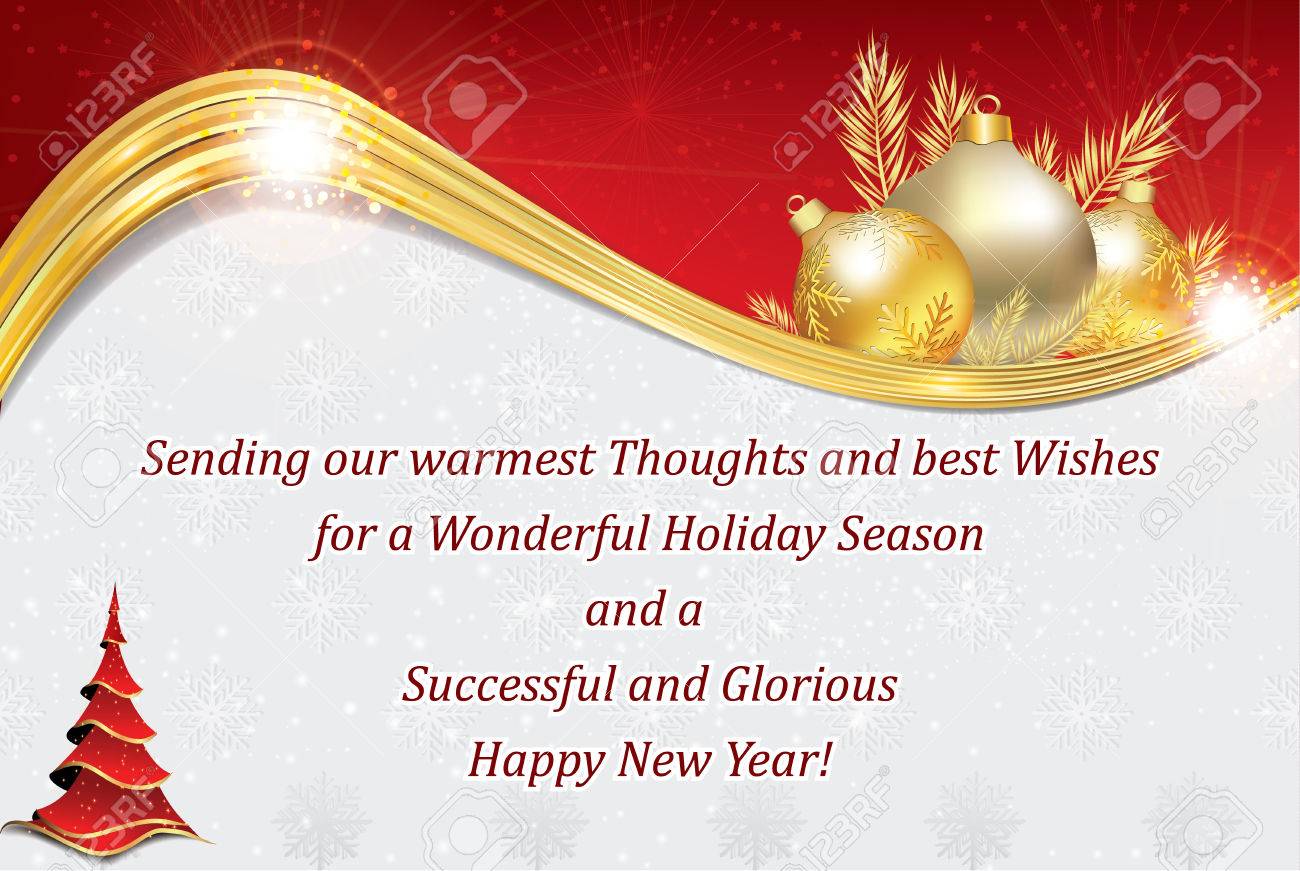 business new year greeting card for customers clients business greeting card business