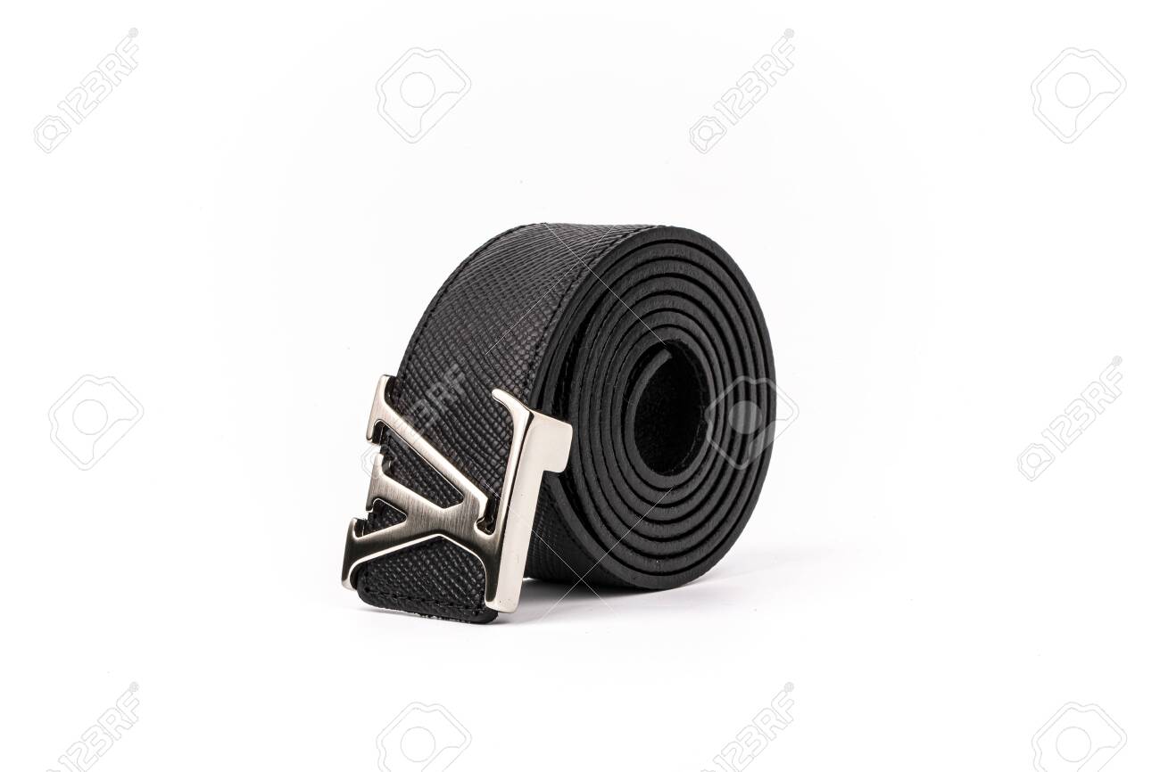 ladies white leather belt