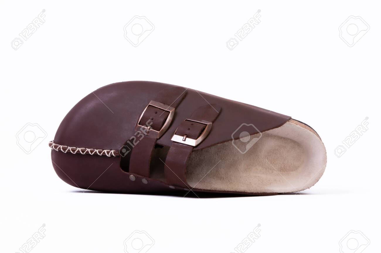 leather slippers for women