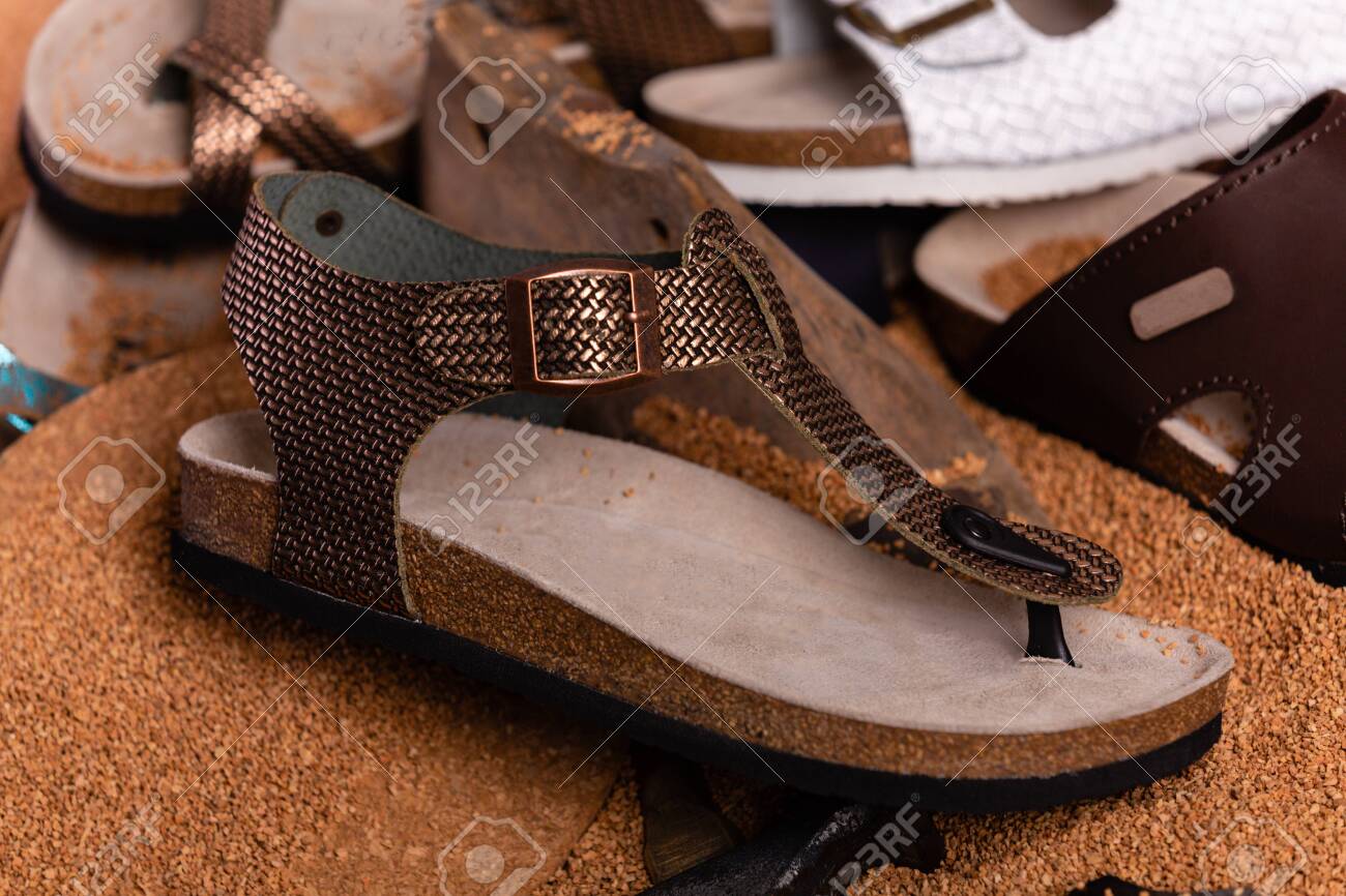 leather slippers for women