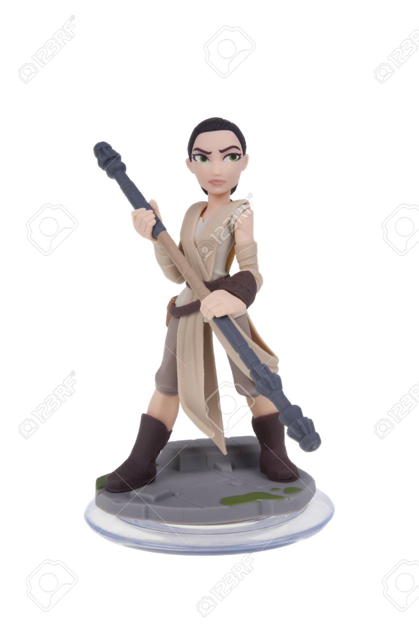 アデレード オーストラリア 16 年 1 月 2 日 ディズニー インフィニティ 3 0 のレイ フィギュア スター ウォーズ映画からのスタジオ撮影 マーベル コミックと映画世界中非常に普及しています の写真素材 画像素材 Image