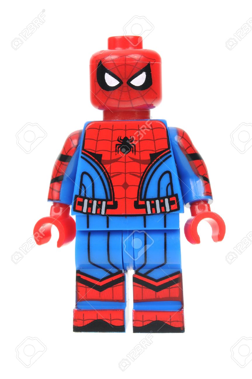 spiderman lego minifigure