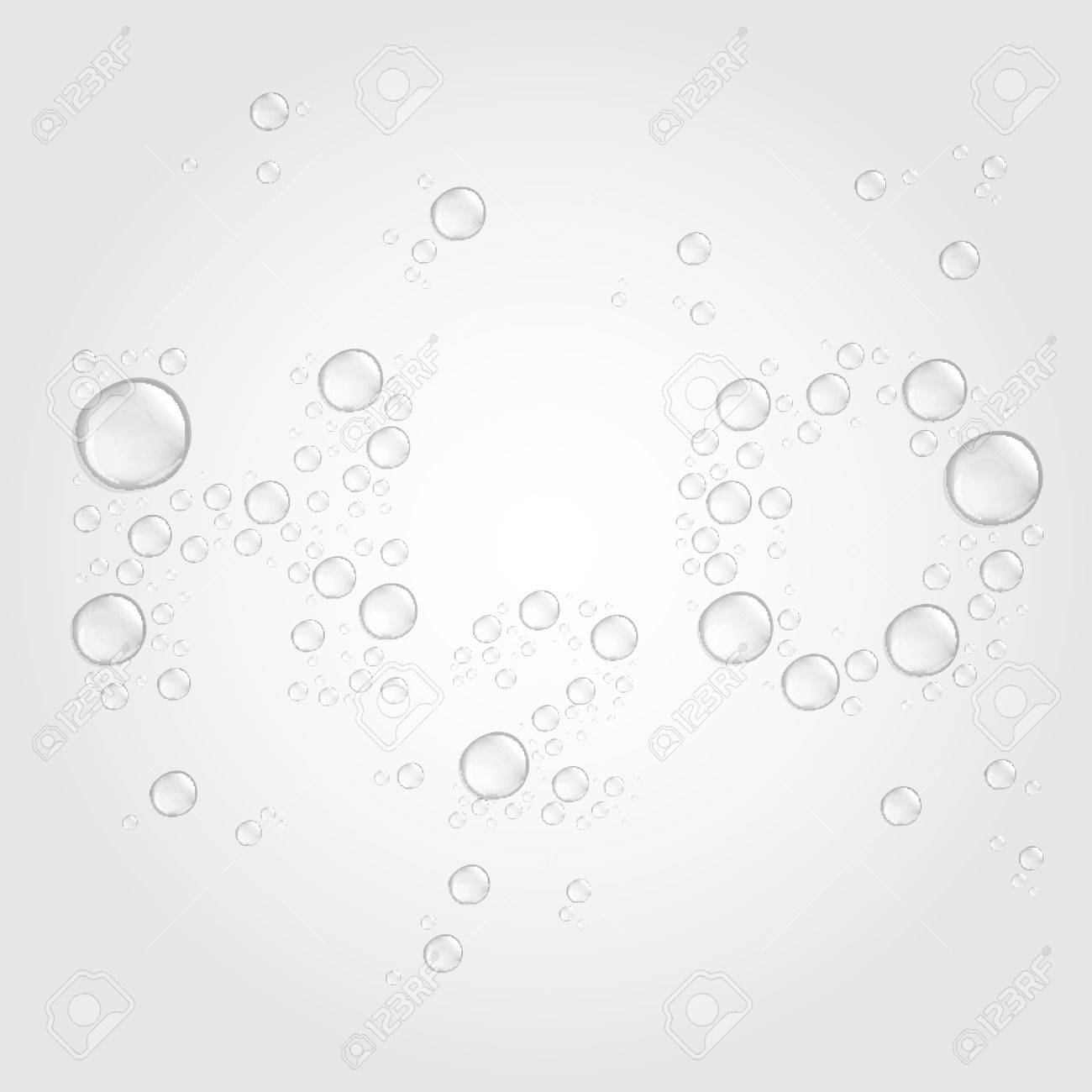 Transparent Water Drops On Light Gray Background Shaped The Word H2o Water Drops Are Transparent And Can Be Placed On Every Surface Royalty Free Cliparts Vectors And Stock Illustration Image Transparent Water Drops On Light Gray Background Shaped The Word H2o Water Drops Are Transparent And Can Be Placed On Every Surface Royalty Free Cliparts Vectors And Stock Illustration Image