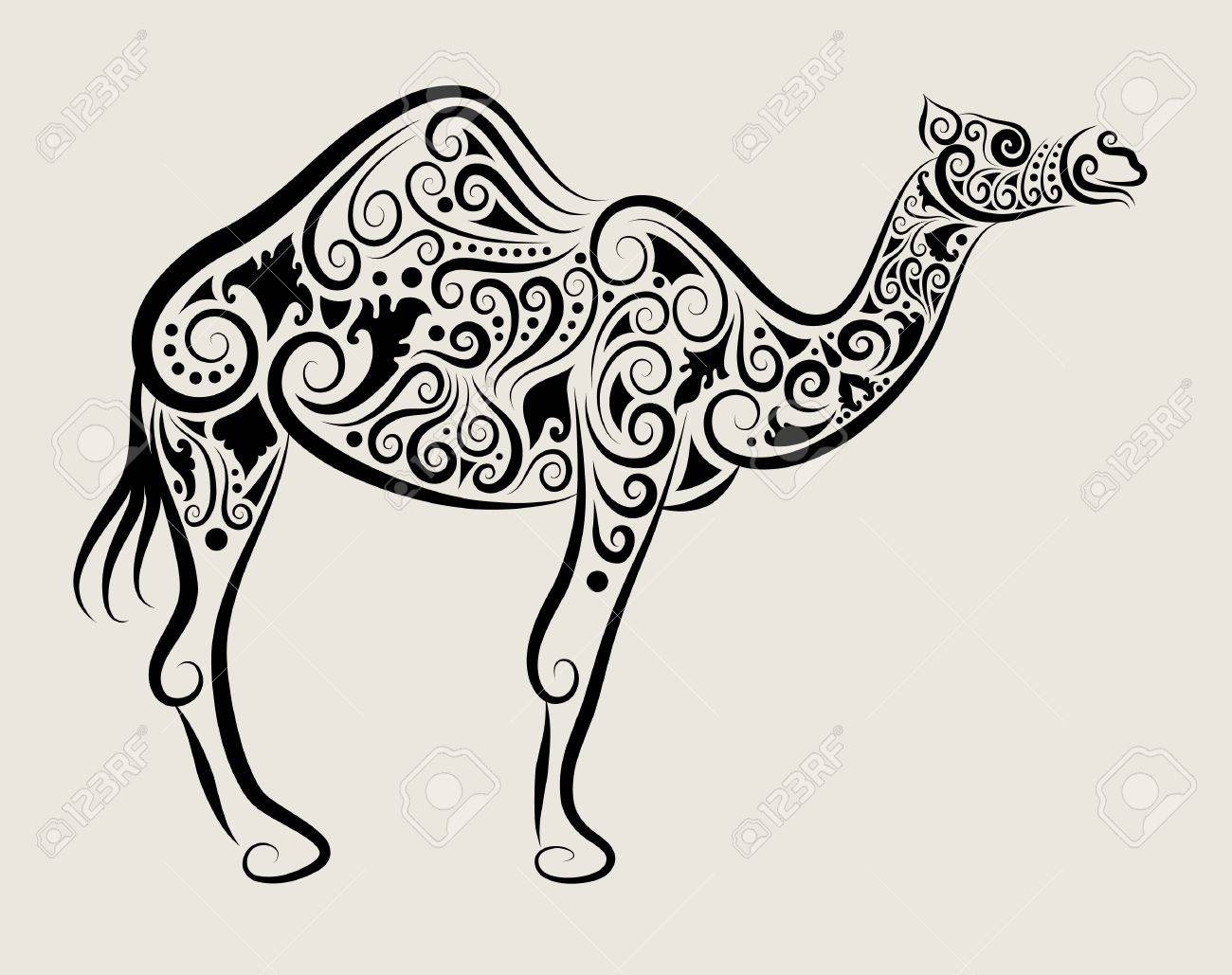 ラクダの飾りのイラスト素材 ベクタ Image 16822718