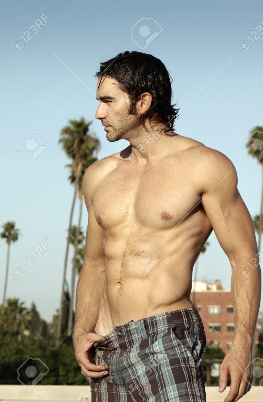 Good looking shirtless guys