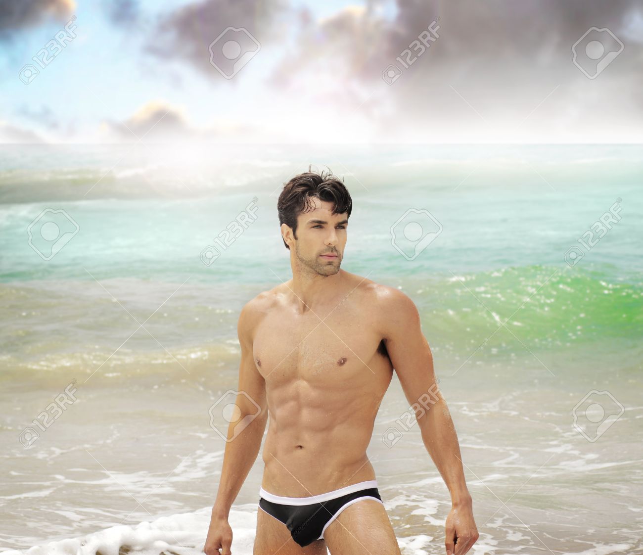 Male models in bathing suits Clearance