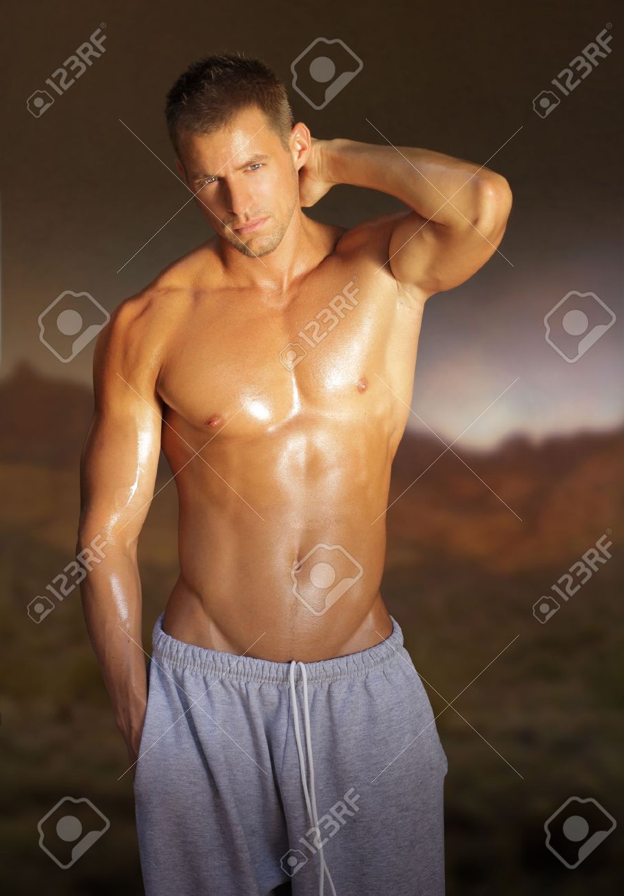 shirtless and sexy Bigest cock ever