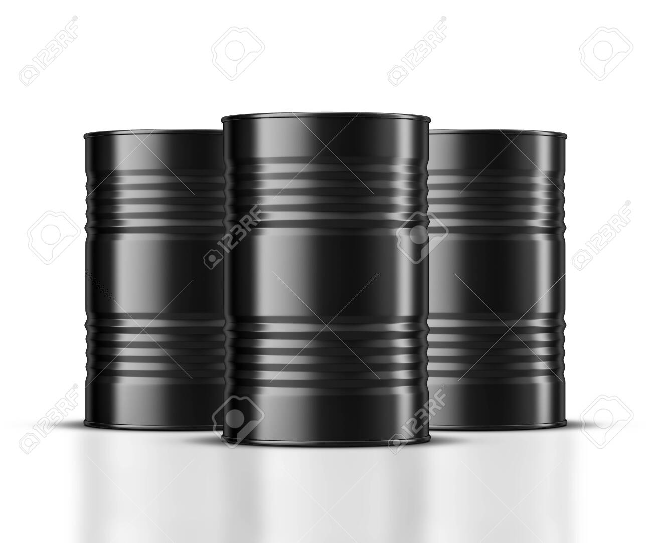 Download Three Black Oil Barrels Mockup On White Stock Photo Picture And Royalty Free Image Image 140206650 PSD Mockup Templates