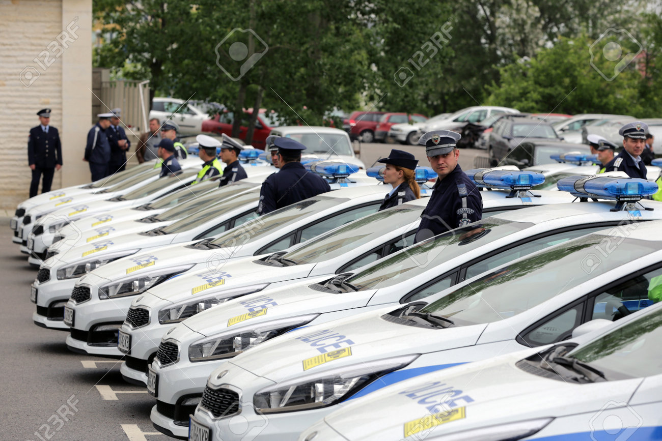 New Vehicles 2017 >> Sofia Bulgaria 12 May 2017 Police Officers Stand Beside Their New Vehicles 2017 >> Sofia Bulgaria 12 May 2017 Police Officers Stand Beside Their