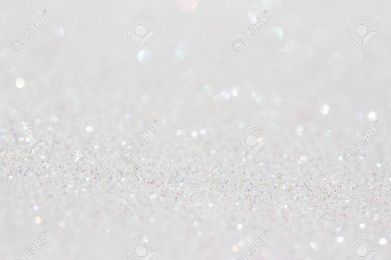 Shimmering White Texture Background With Bokeh Stock Photo, Picture Royalty Image. 151543879.