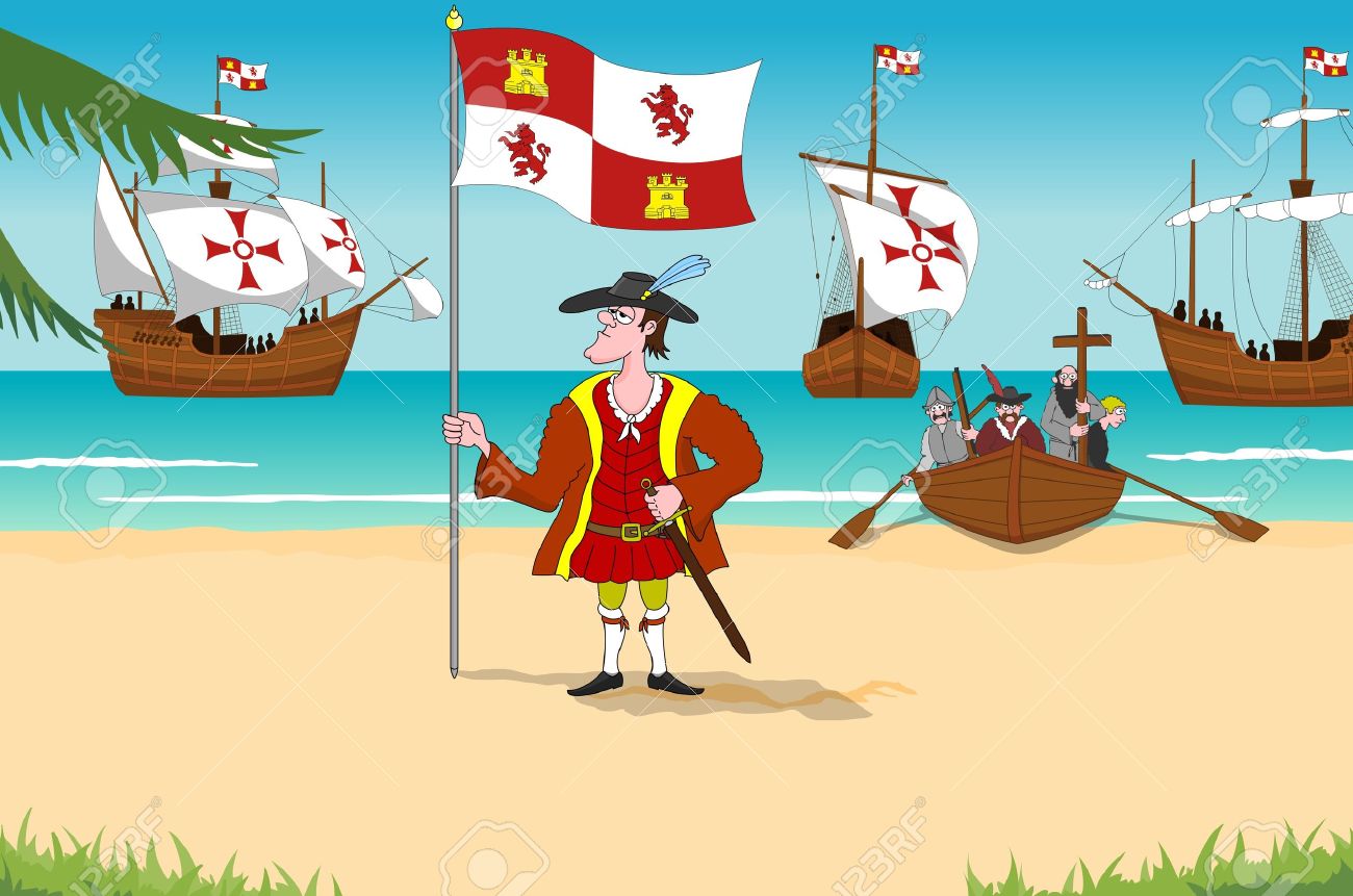 Discoverer Christopher Columbus, 1492 New World Stock Photo - 13420982