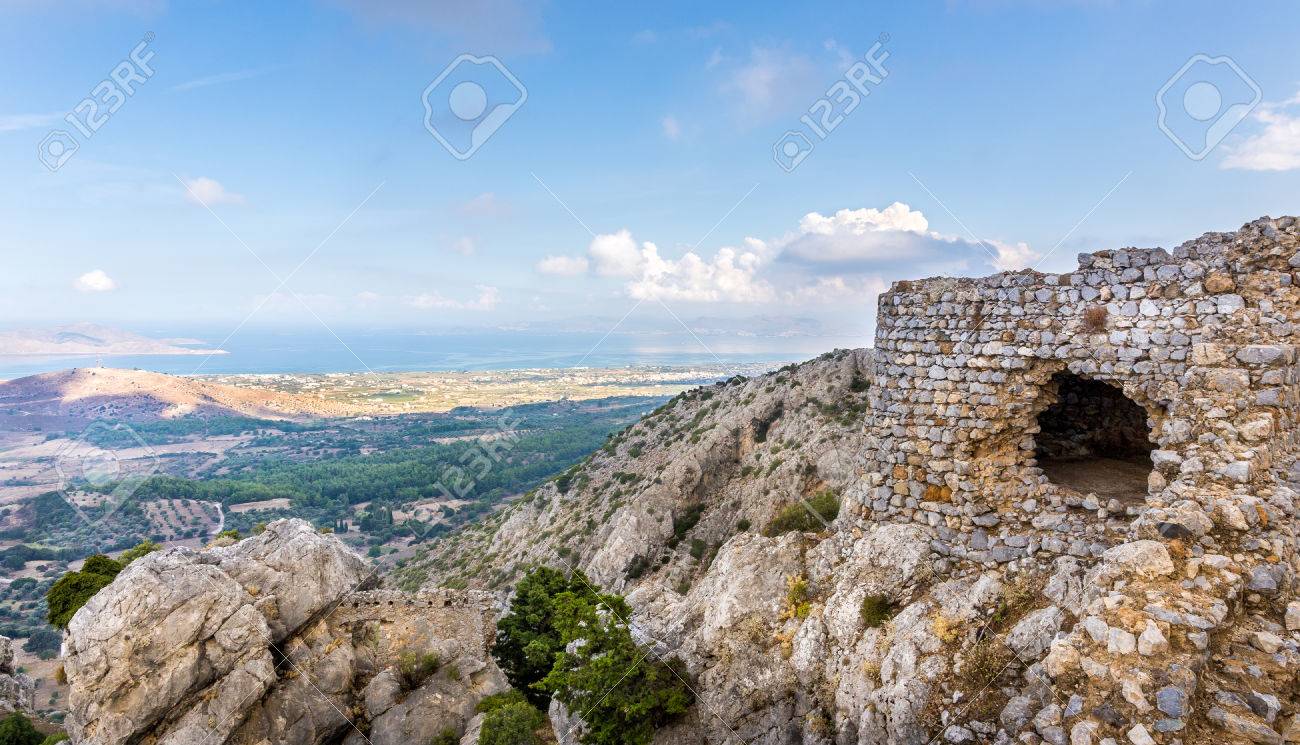 ギリシャのコス島とエーゲ海のパノラマ の写真素材 画像素材 Image