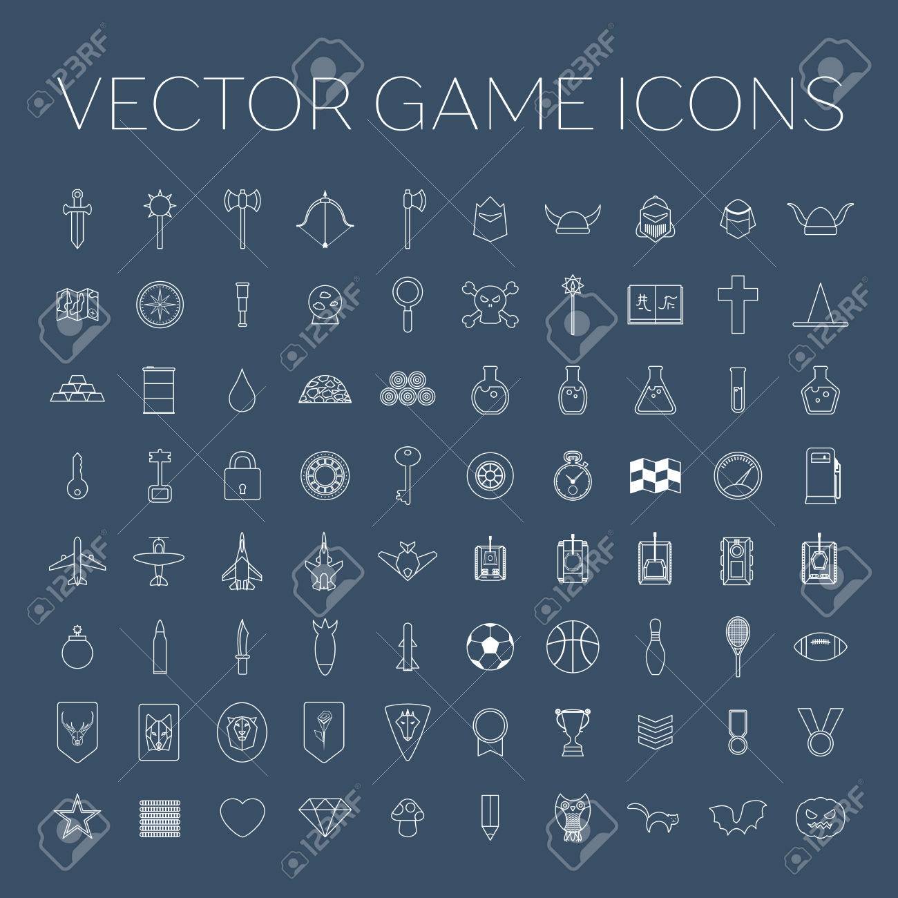 ゲームのアイコンを設定します アプリ ゲーム ユーザー インターフェイスのベクトル アート設計 のイラスト素材 ベクタ Image