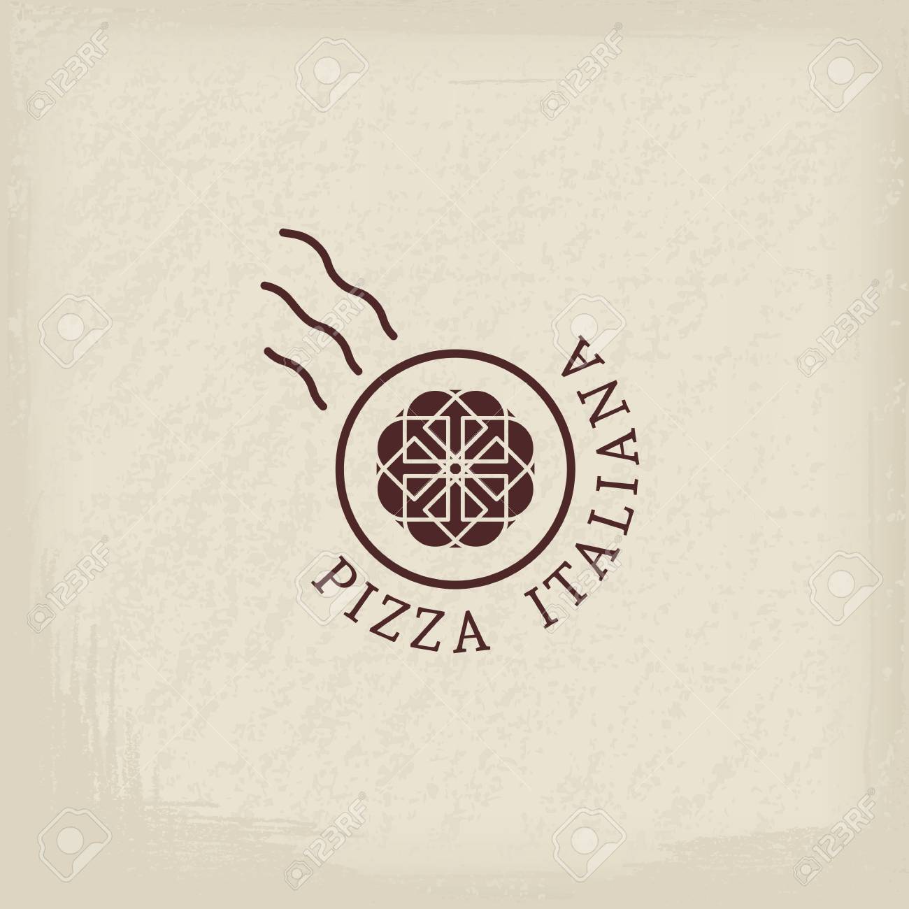 Pizzeria Logo Template With Text Italian Pizza In Italian Emblems For Restaurants Cafe Pizzeria Logo Template With Text Italian Pizza In Italian Emblems For Restaurants Cafe