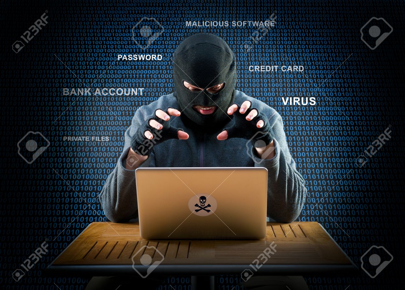 Hacker is ready to start hacking laptop - 48326914 Hacker is ready to start hacking laptop - 48326914