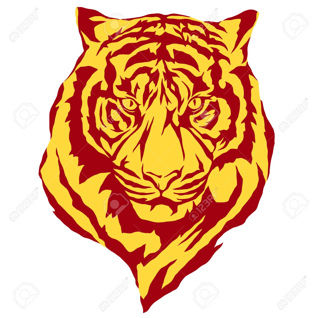 トラのイラスト のイラスト素材 ベクタ Image 0324