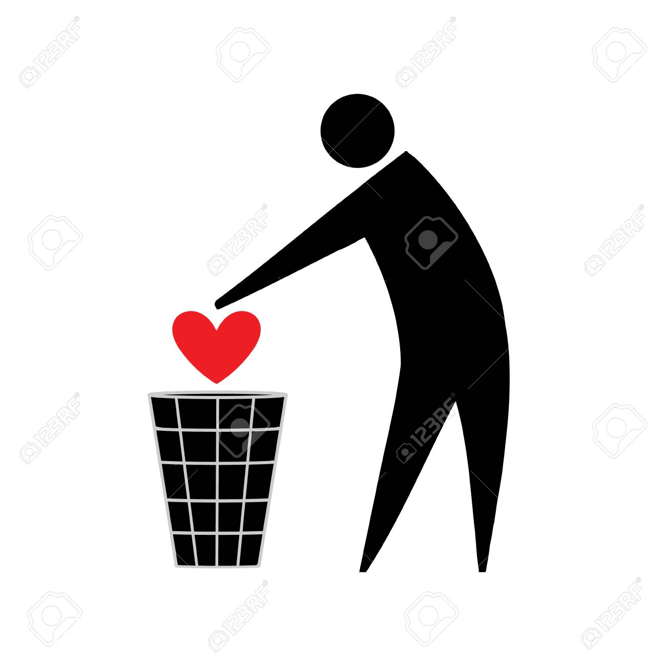 Resultado de imagen de imagenes de lanzando un corazon roto