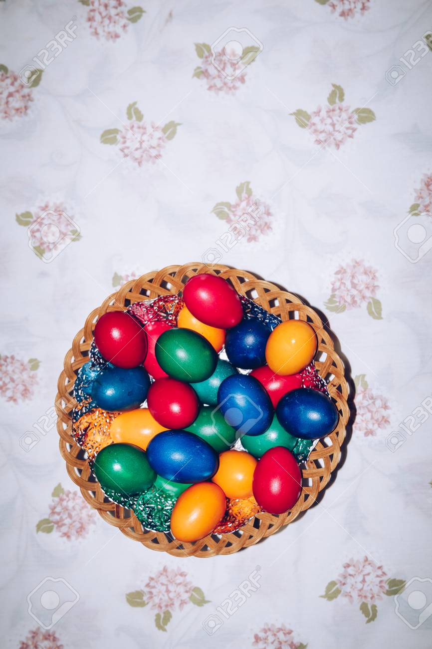 close up of colorful