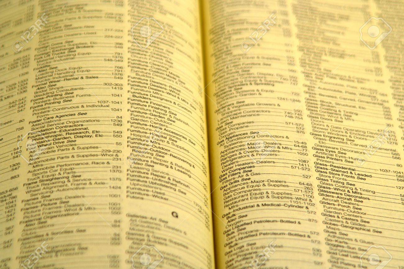 Paginas Amarillas Indice Abierto Y Obligar A Mostrar Fotos Retratos Imagenes Y Fotografia De Archivo Libres De Derecho Image