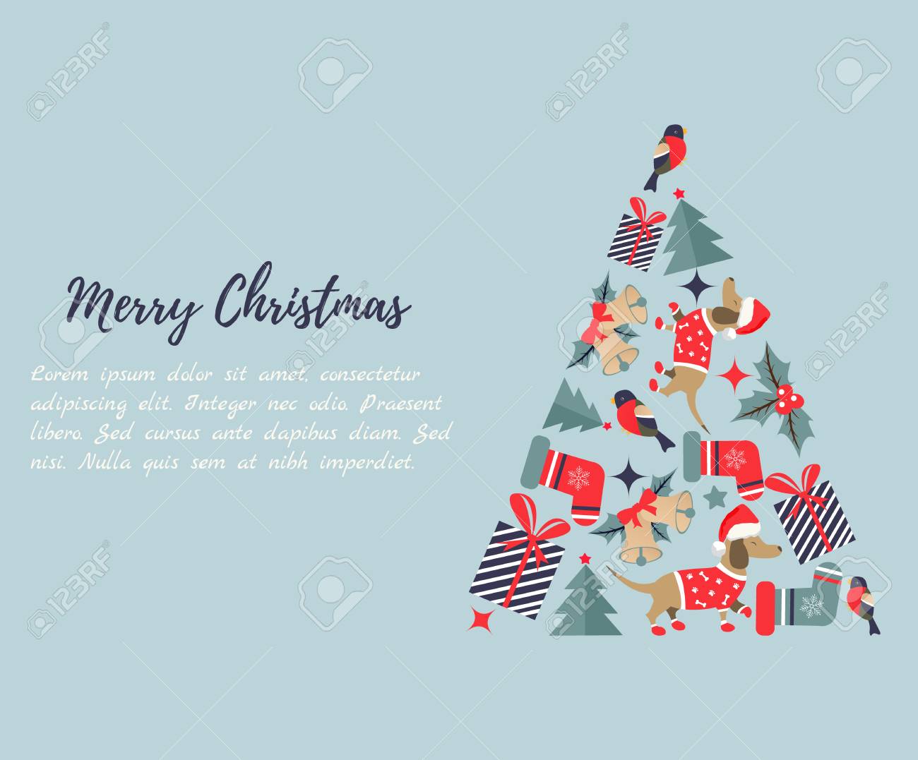 クリスマス 新年の背景をクリスマス ツリーに のイラスト素材 ベクタ Image 86547620