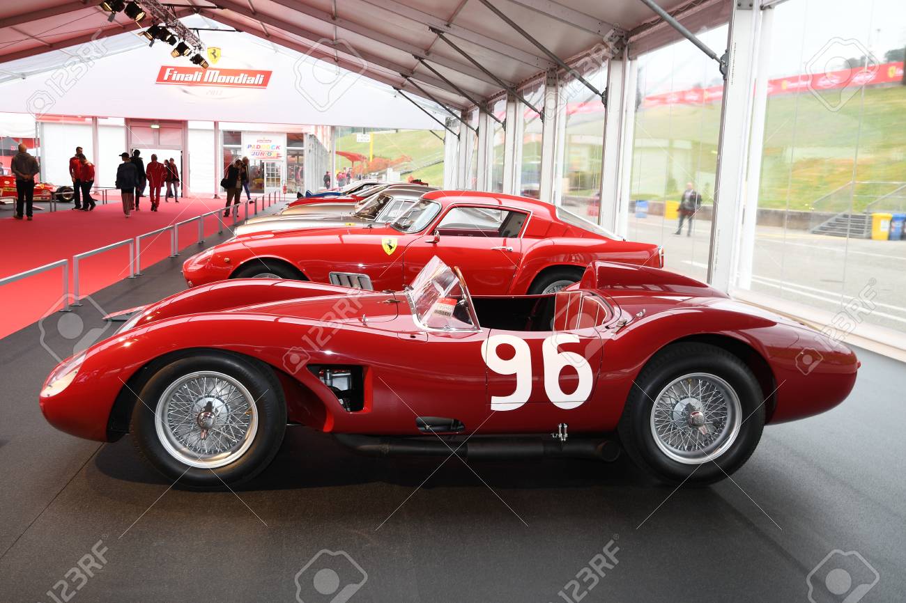 Mugello It October 17 Vintage Ferrari 500 Trc 1957 At Paddock Show Of Ferrari Anniversary 1947 17 In Mugello Circuit At Finali Mondiali Ferrari 17 Italy Stock Photo Picture And Royalty Free Image Image