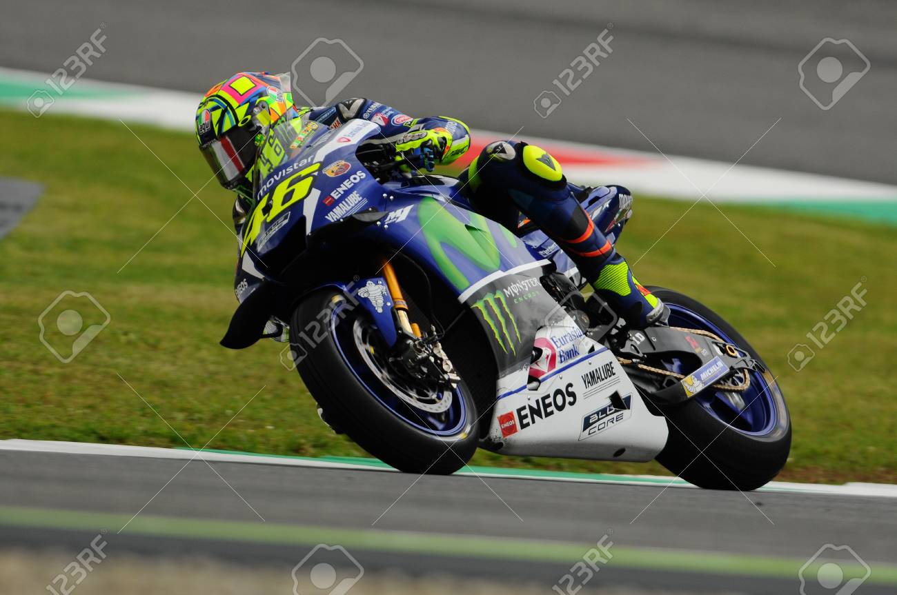 Mugello Italy May 21 Italian Yamaha Rider Valentino Rossi - 