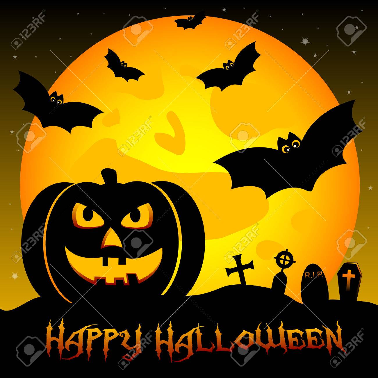 休日ハロウィーンのテーマのイラスト ハッピーハロウィンの願い お菓子をくれないといたずらするよ のイラスト素材 ベクタ Image