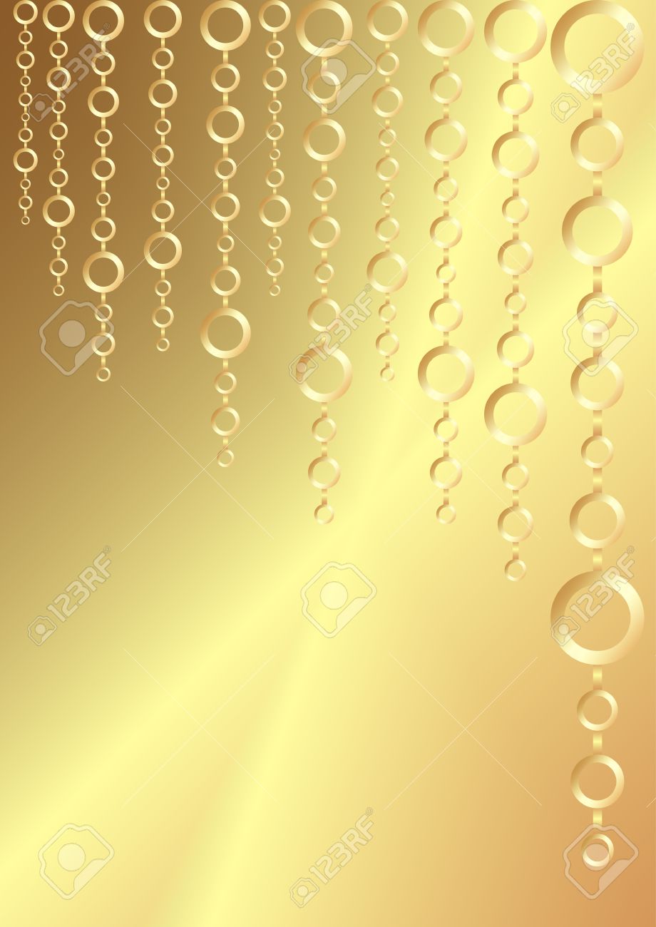 greeting christmas background in golden colors vertical orientation