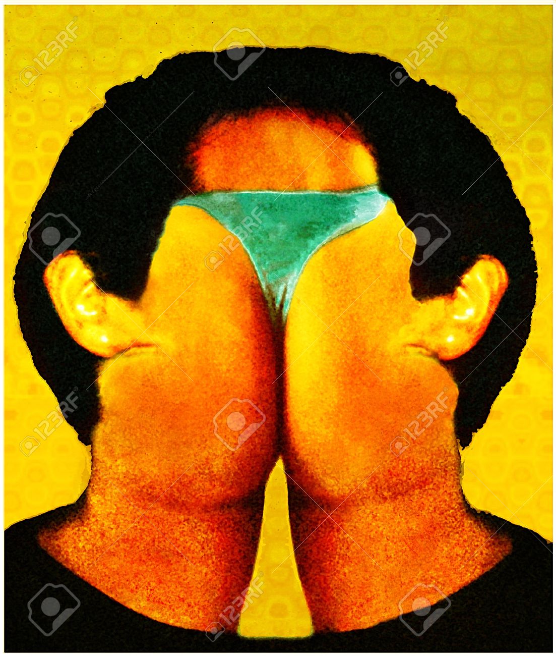 Lustige Photomanipulation Eines Mannes Arsch In Seinem Gesicht. Lizenzfreie  Fotos, Bilder und Stock Fotografie. Image 21184965.