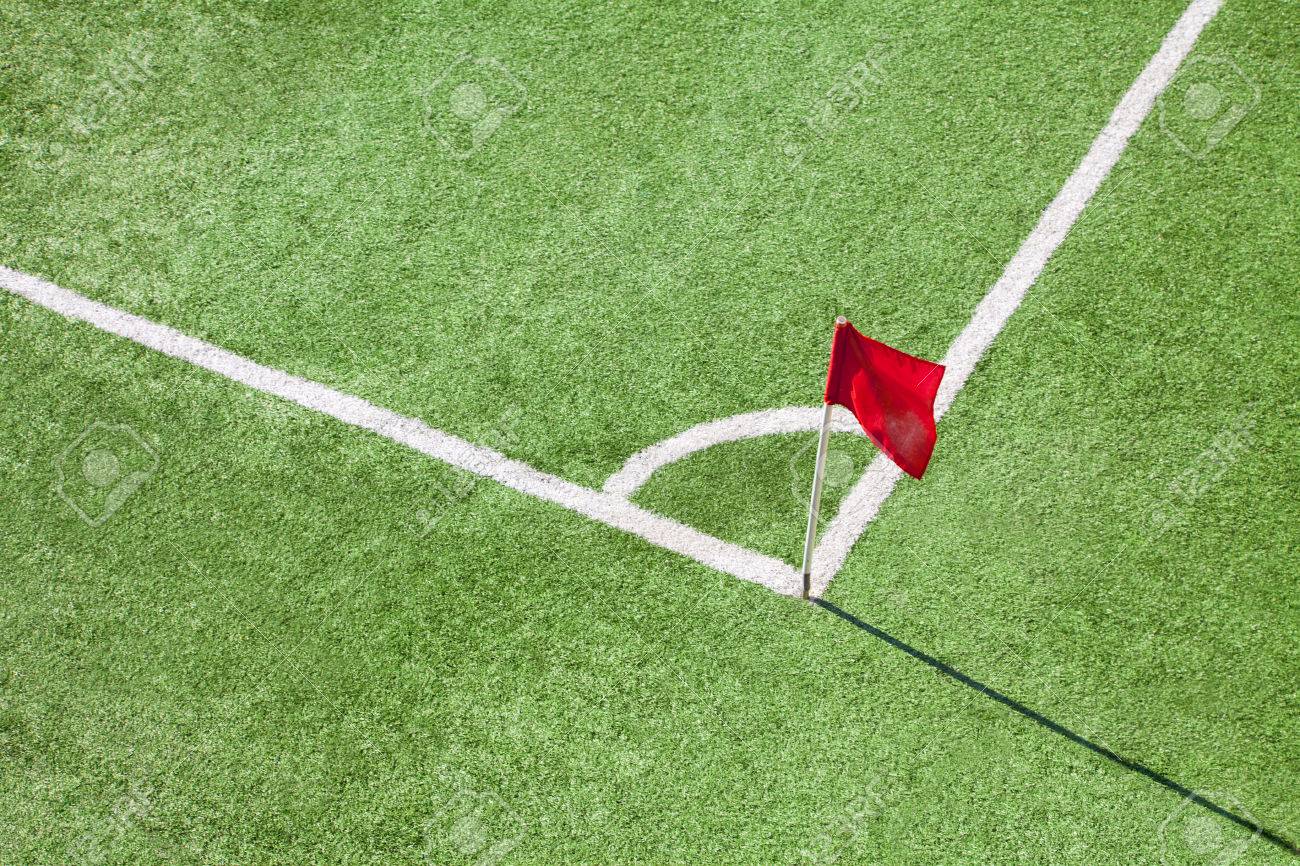 soccer field flags