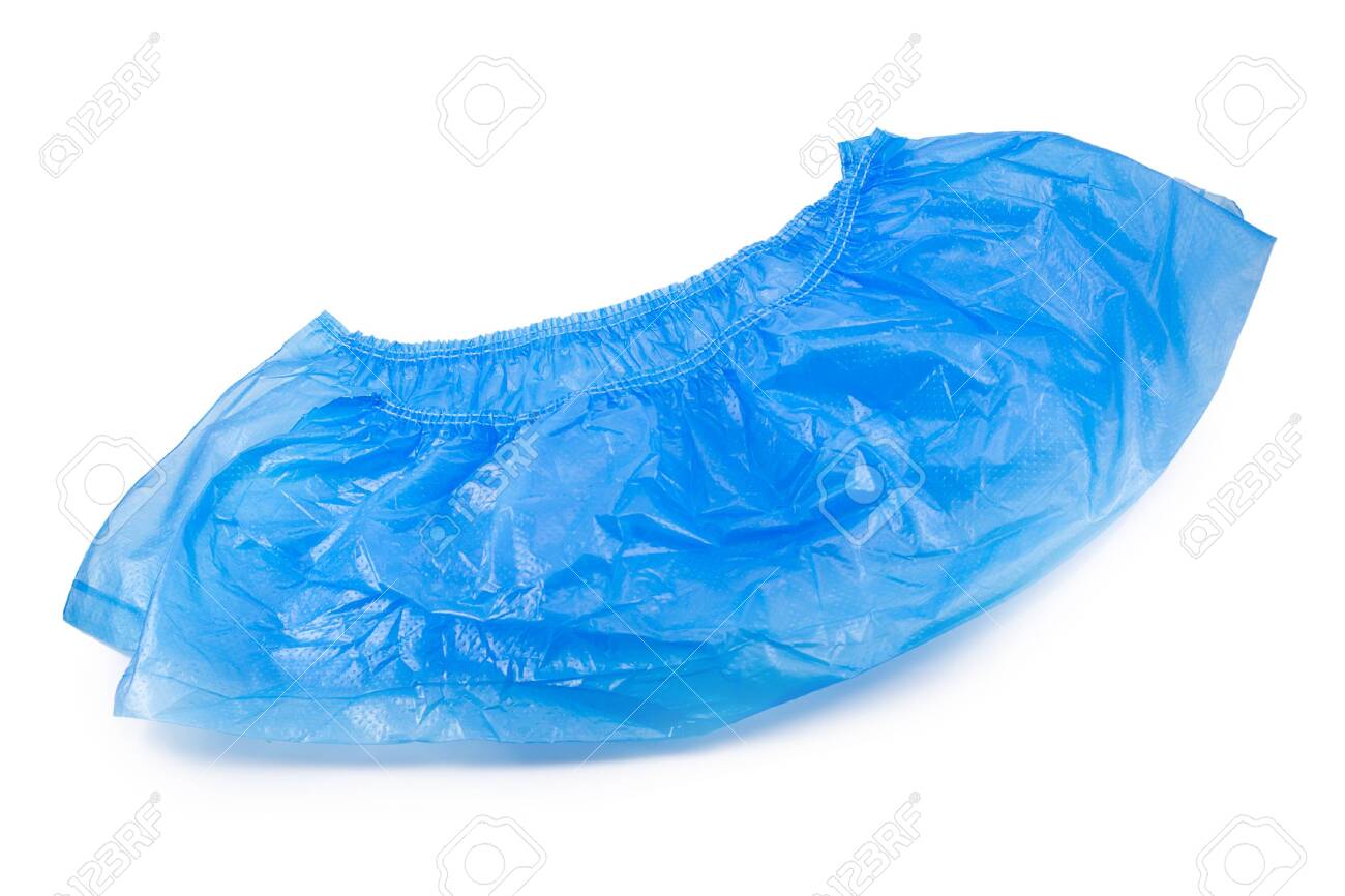 blue shoe covers disposable