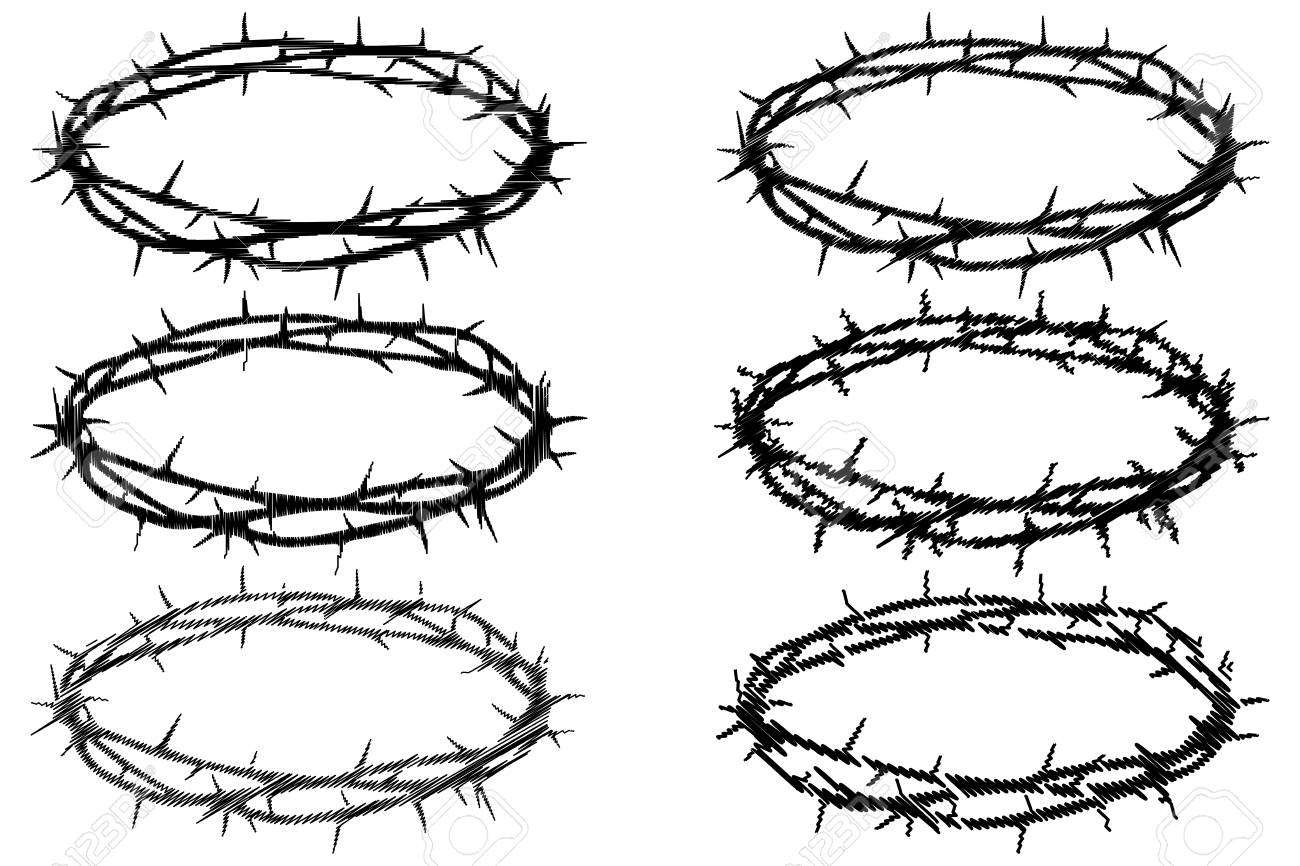 イエス キリストの茨の冠クラウンします のイラスト素材 ベクタ Image イエス キリストの茨の冠クラウンします のイラスト素材 ベクタ Image