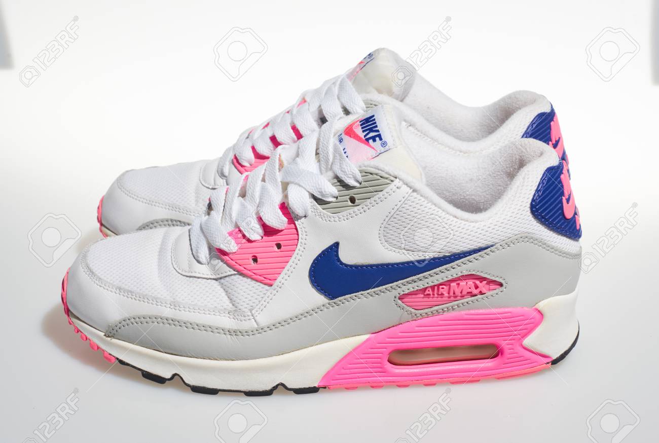 nike air max white pink purple