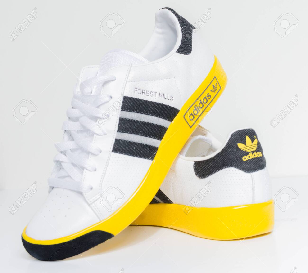 adidas forest hills blue yellow