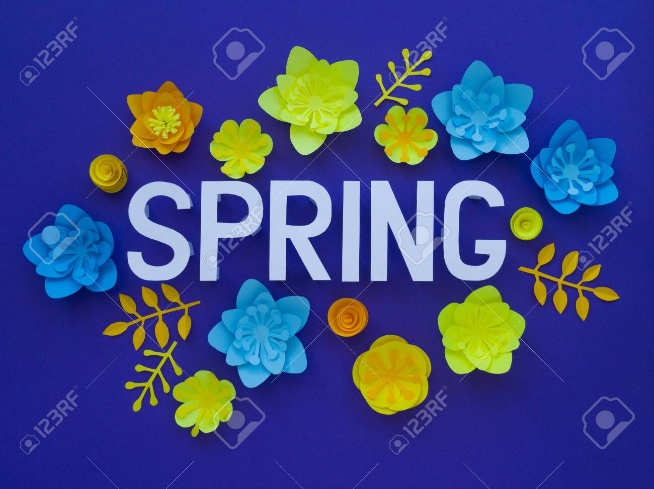 spring hand lettering card spring tulip narcissus plumeria plumeria paper flower